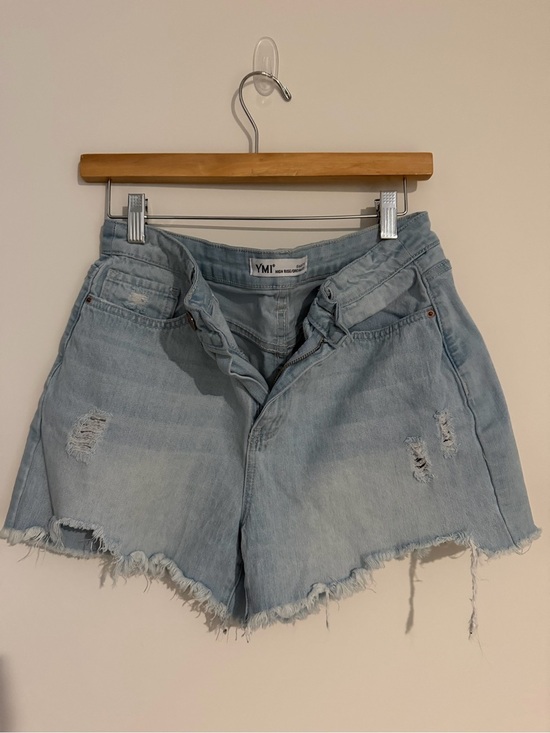 Ymi Jeans Pants - YMI - Light Blue Denim Distressed High Rise Shorts - Women’s 11/30